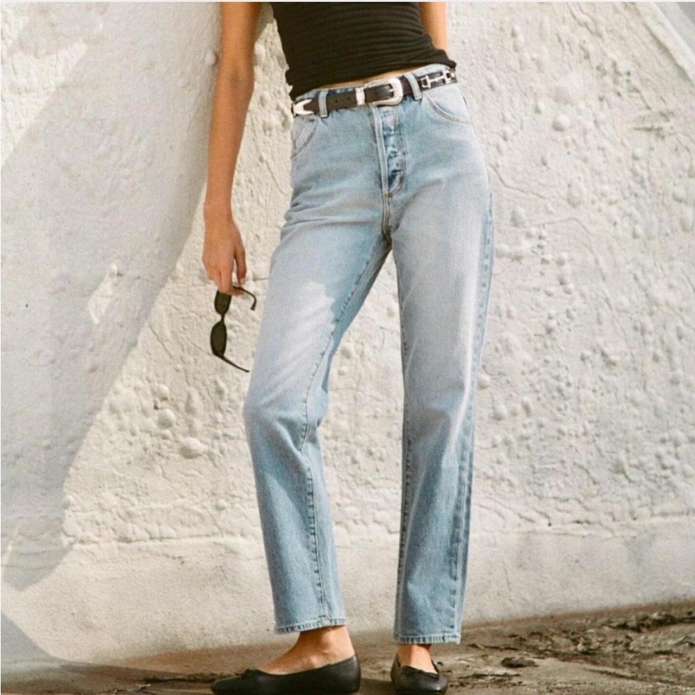 #Rollas Straight Light Blue Women's Jeans / NWT - 26